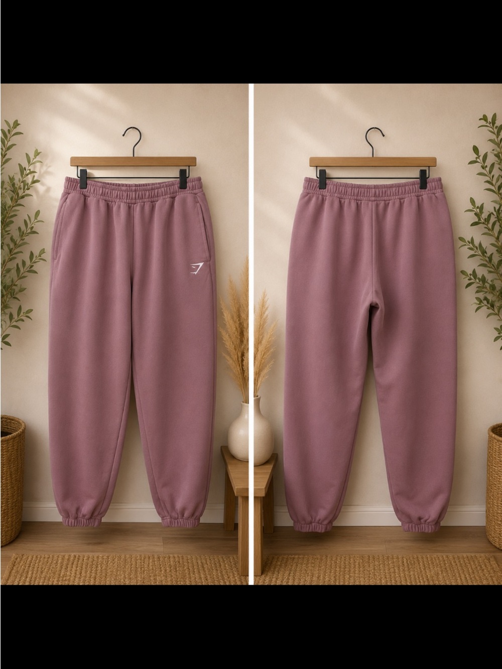 Gymshark Mauve Pink Logo Sweatpants